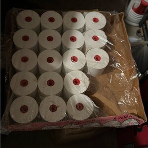 Perfect Print 18 ct Cash Register White Rolls